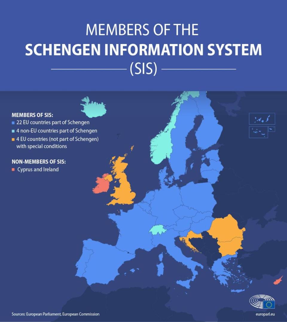 Schengener Informationssystem (SIS): Ausschreibungen und Fahndungstreffer 2023...